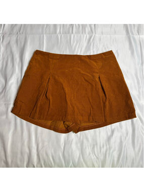 Women's Forever 21 Corduroy Skort Brown Size L